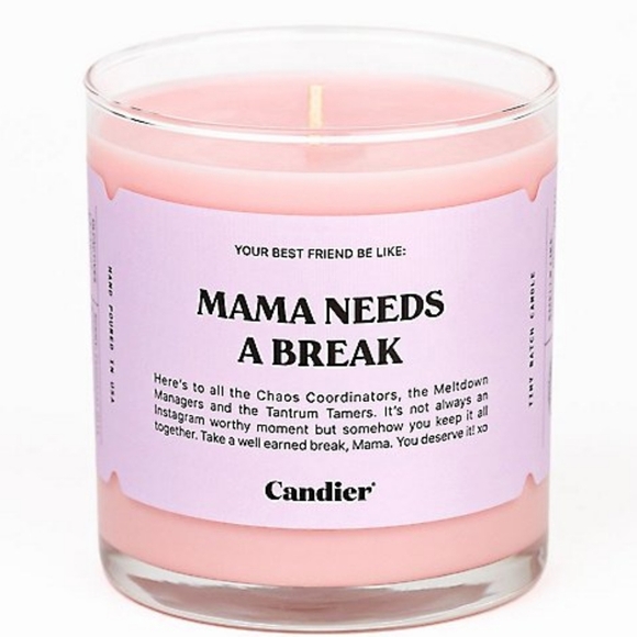 ❤️BUY 2 GET 1 FREE  "MAMA NEEDS A BREAK" Natural Soy Wax Blend Candle - Picture 1 of 5